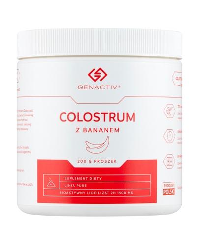 Genactiv Colostrum z bananem, proszek, 200 g